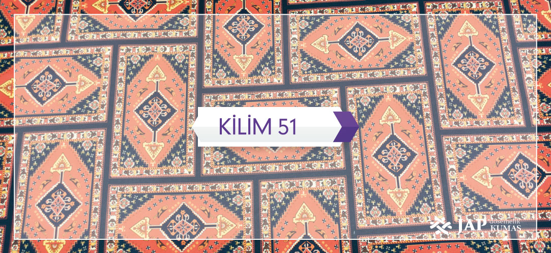 Kilim 51 Desenli Kumaş 