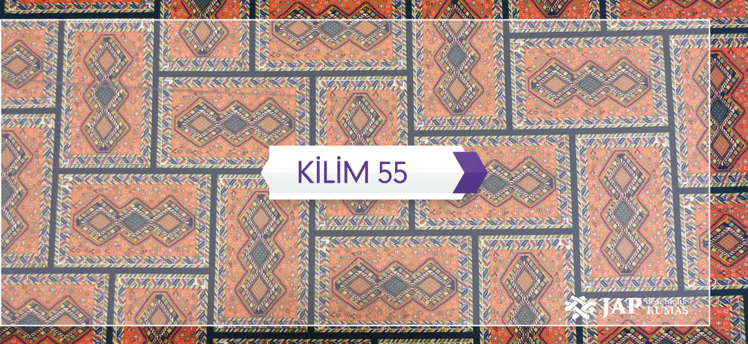 Kilim 55 Desenli Kumaş 