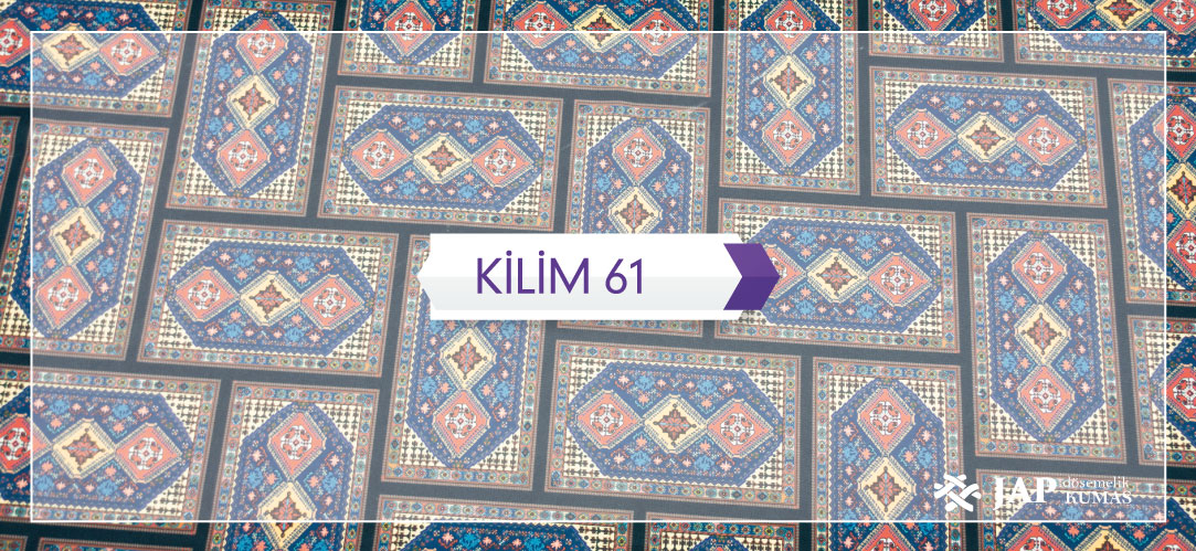 Kilim 61 Desenli Kumaş 
